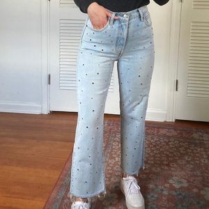levis rhinestone jeans